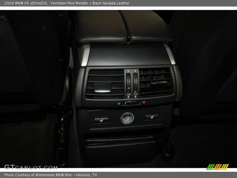 Vermilion Red Metallic / Black Nevada Leather 2009 BMW X6 xDrive50i