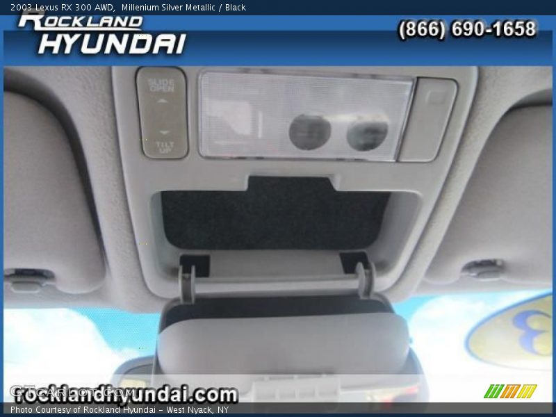 Millenium Silver Metallic / Black 2003 Lexus RX 300 AWD