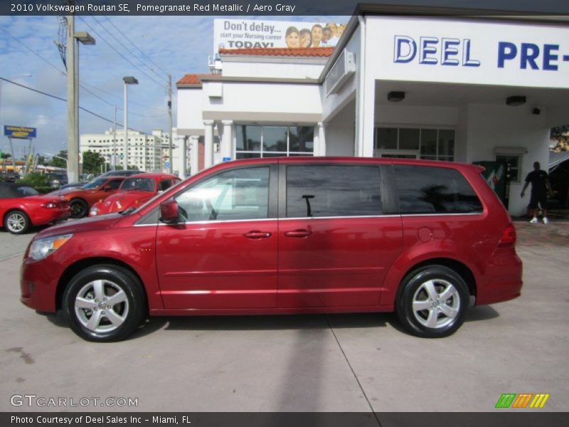 Pomegranate Red Metallic / Aero Gray 2010 Volkswagen Routan SE