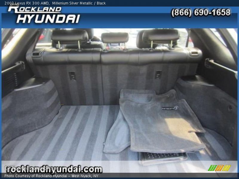 Millenium Silver Metallic / Black 2003 Lexus RX 300 AWD