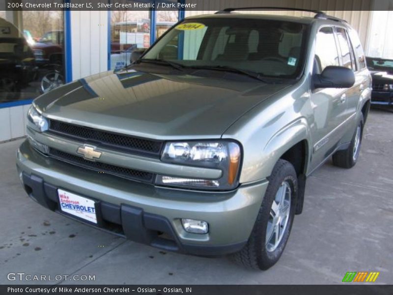 Silver Green Metallic / Dark Pewter 2004 Chevrolet TrailBlazer LS