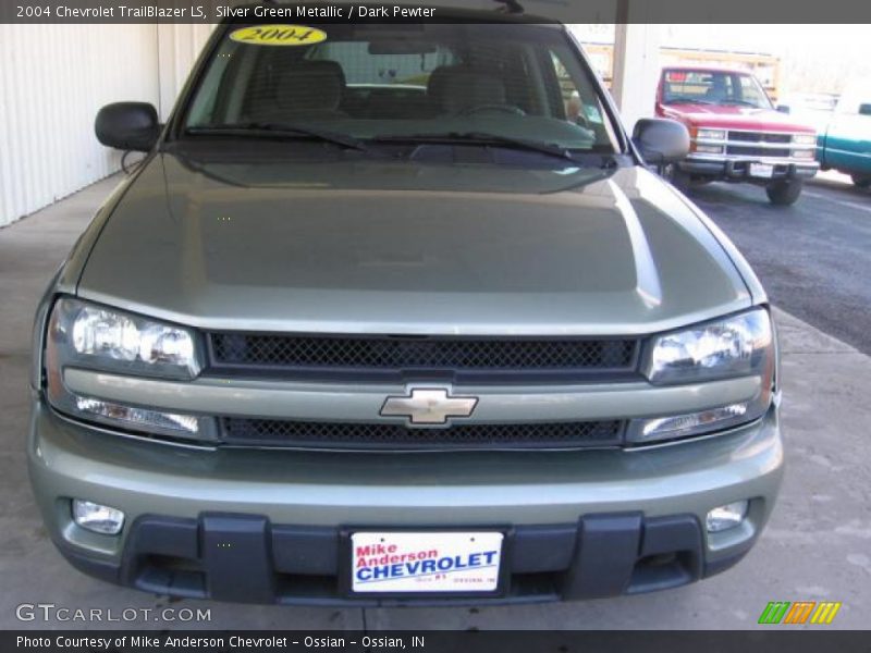 Silver Green Metallic / Dark Pewter 2004 Chevrolet TrailBlazer LS