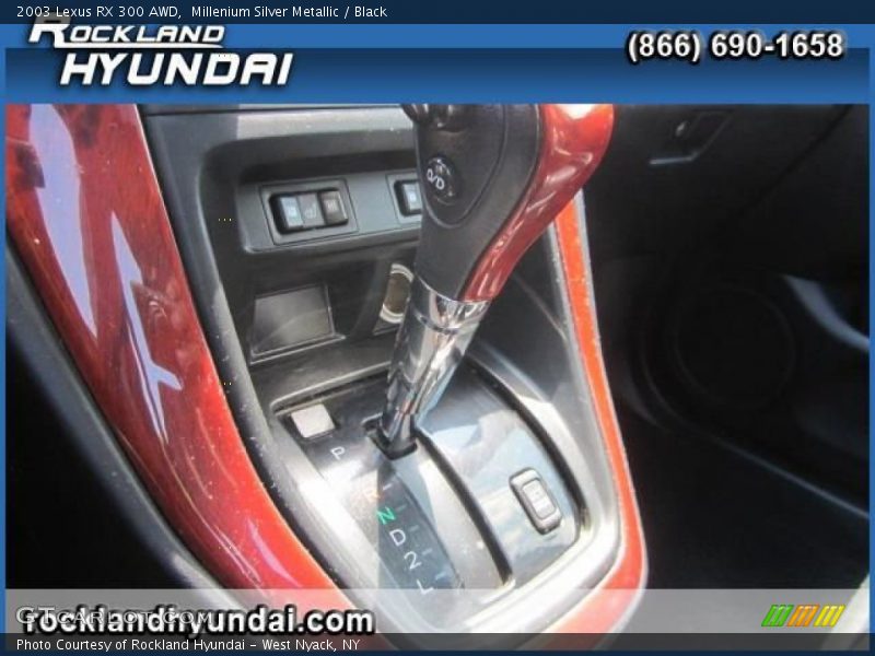 Millenium Silver Metallic / Black 2003 Lexus RX 300 AWD