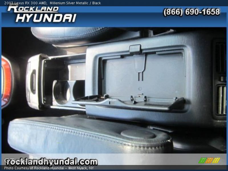 Millenium Silver Metallic / Black 2003 Lexus RX 300 AWD