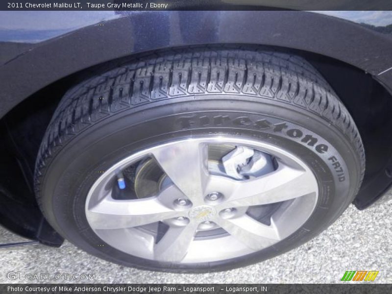 Taupe Gray Metallic / Ebony 2011 Chevrolet Malibu LT