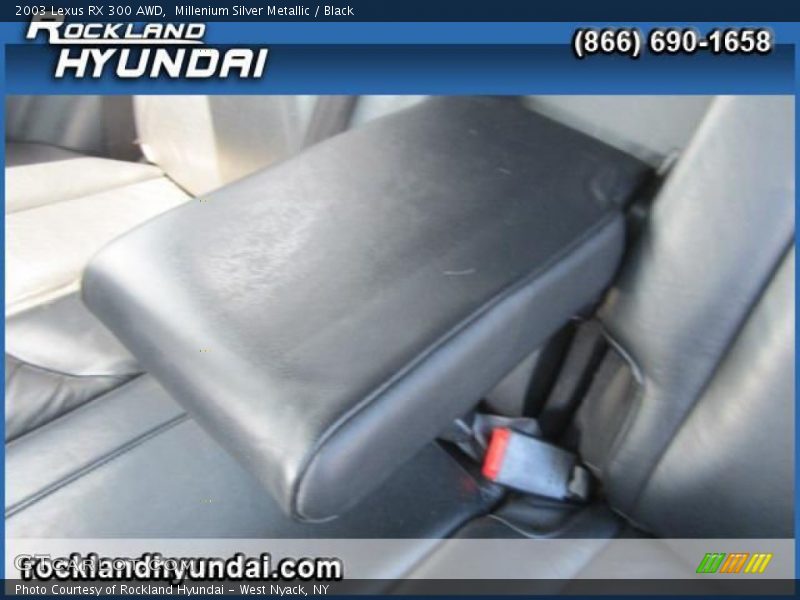 Millenium Silver Metallic / Black 2003 Lexus RX 300 AWD