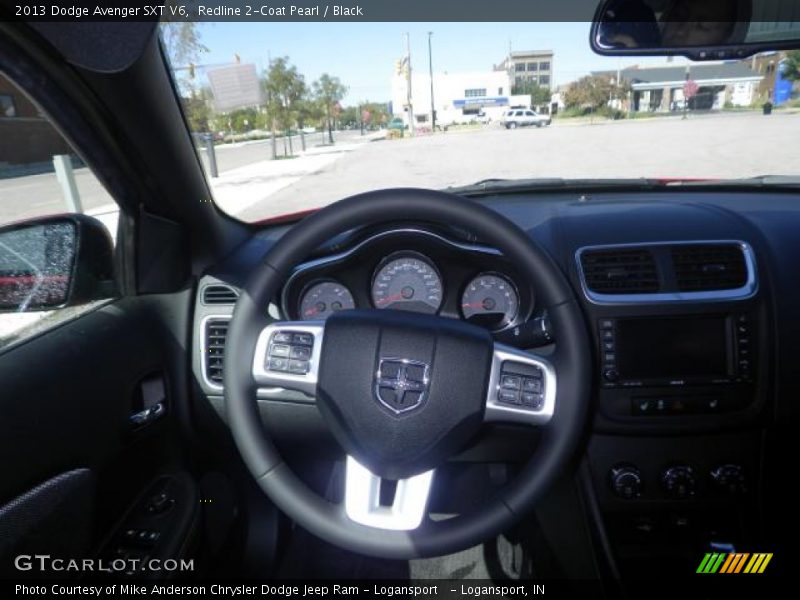 Redline 2-Coat Pearl / Black 2013 Dodge Avenger SXT V6