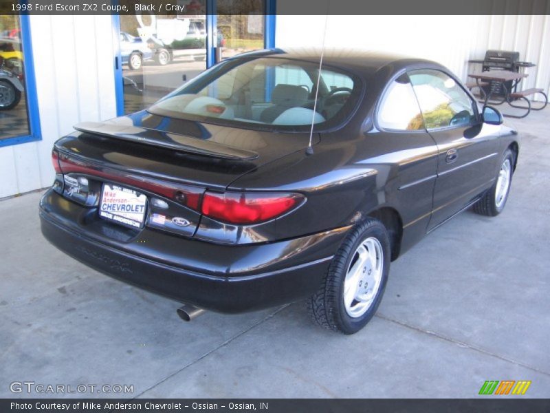 Black / Gray 1998 Ford Escort ZX2 Coupe