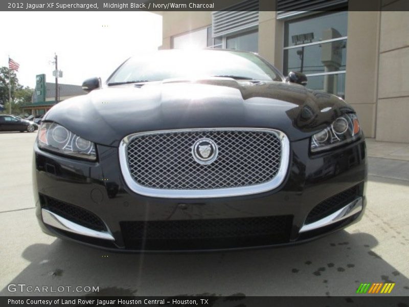 Midnight Black / Ivory/Warm Charcoal 2012 Jaguar XF Supercharged