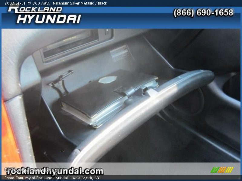 Millenium Silver Metallic / Black 2003 Lexus RX 300 AWD