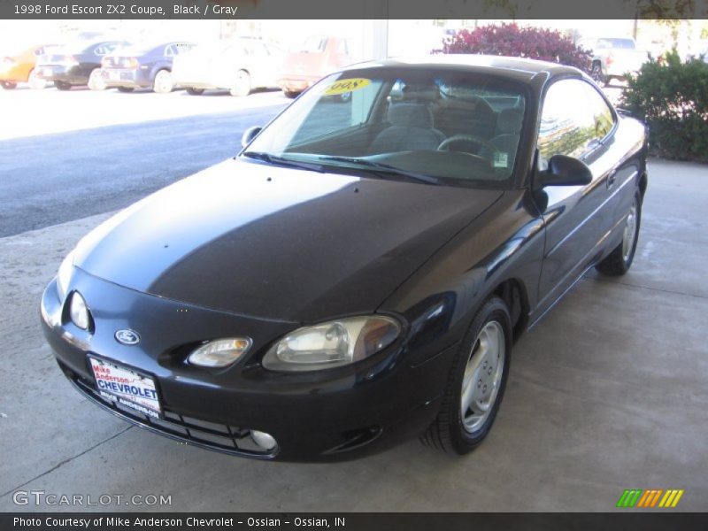 Black / Gray 1998 Ford Escort ZX2 Coupe