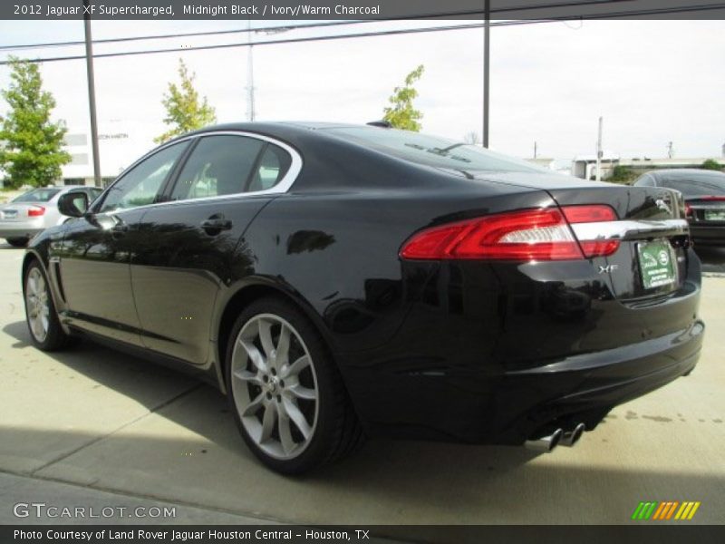 Midnight Black / Ivory/Warm Charcoal 2012 Jaguar XF Supercharged