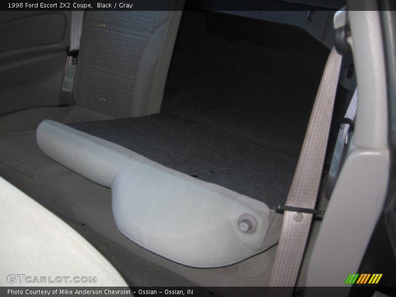 Black / Gray 1998 Ford Escort ZX2 Coupe