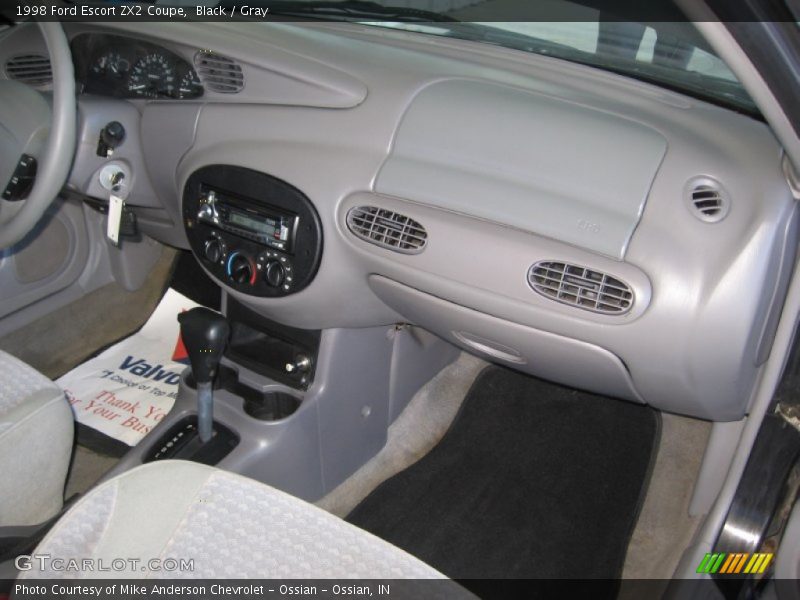 Black / Gray 1998 Ford Escort ZX2 Coupe