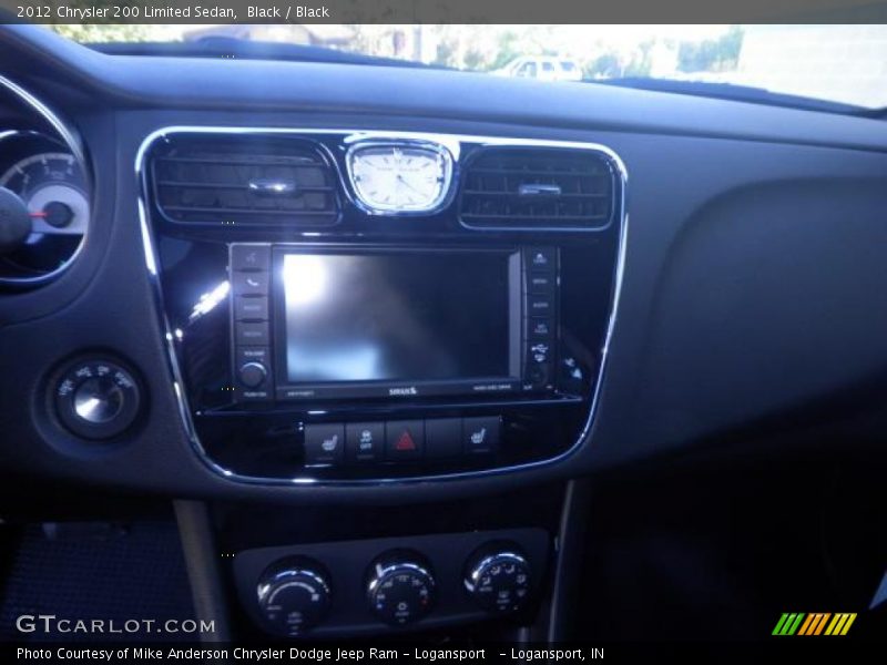 Black / Black 2012 Chrysler 200 Limited Sedan