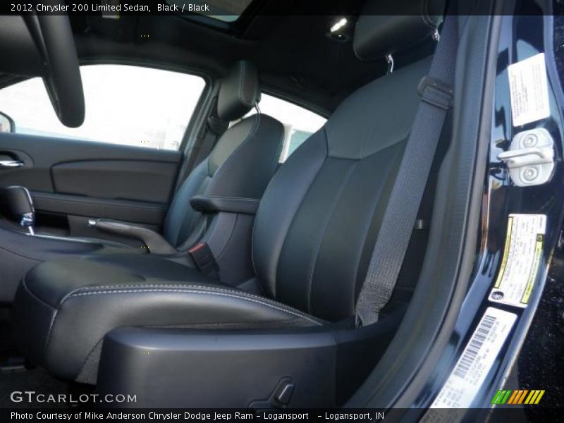 Black / Black 2012 Chrysler 200 Limited Sedan