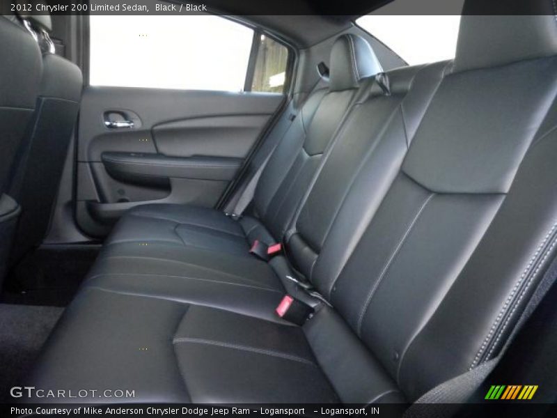 Black / Black 2012 Chrysler 200 Limited Sedan