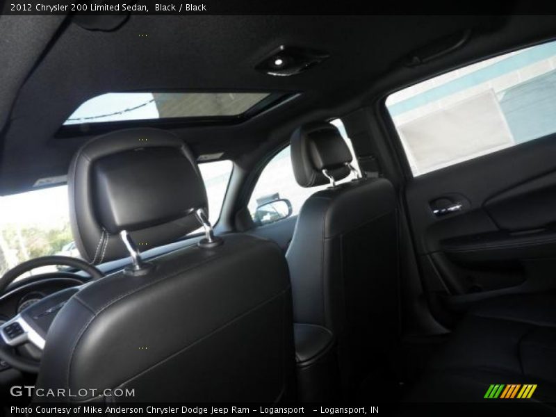 Black / Black 2012 Chrysler 200 Limited Sedan