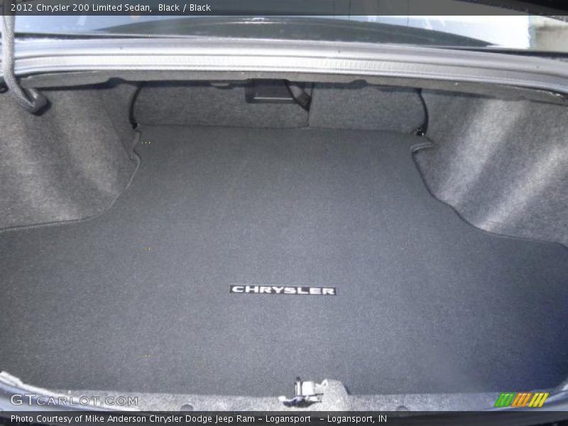 Black / Black 2012 Chrysler 200 Limited Sedan