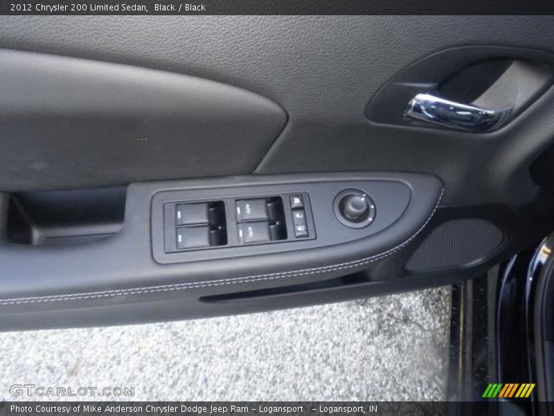 Black / Black 2012 Chrysler 200 Limited Sedan