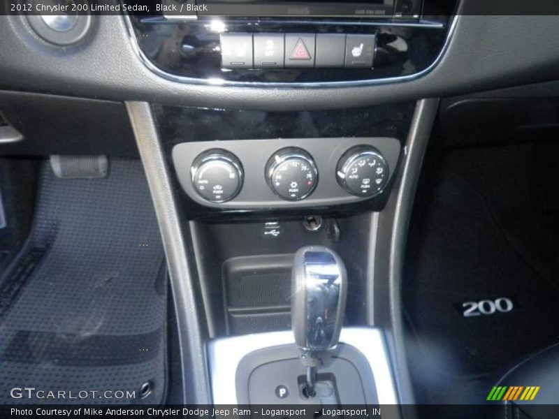 Black / Black 2012 Chrysler 200 Limited Sedan