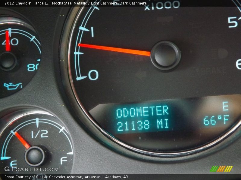 Mocha Steel Metallic / Light Cashmere/Dark Cashmere 2012 Chevrolet Tahoe LS