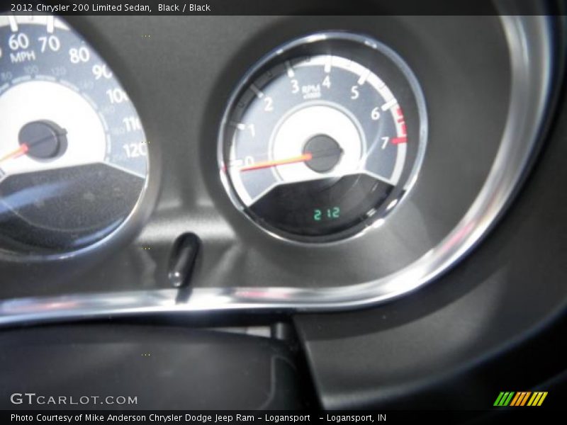 Black / Black 2012 Chrysler 200 Limited Sedan