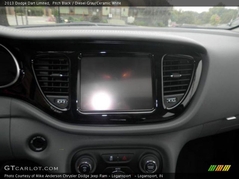 Pitch Black / Diesel Gray/Ceramic White 2013 Dodge Dart Limited