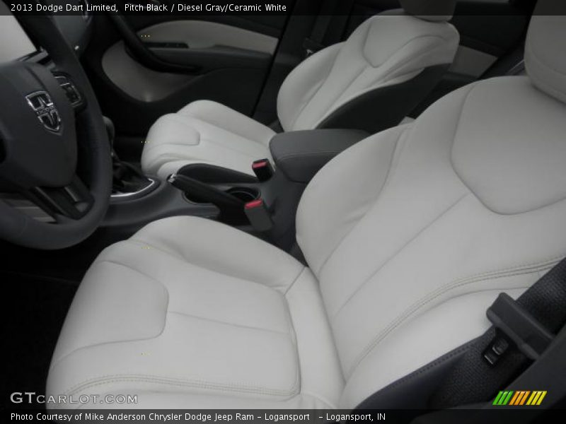 Front Seat of 2013 Dart Limited