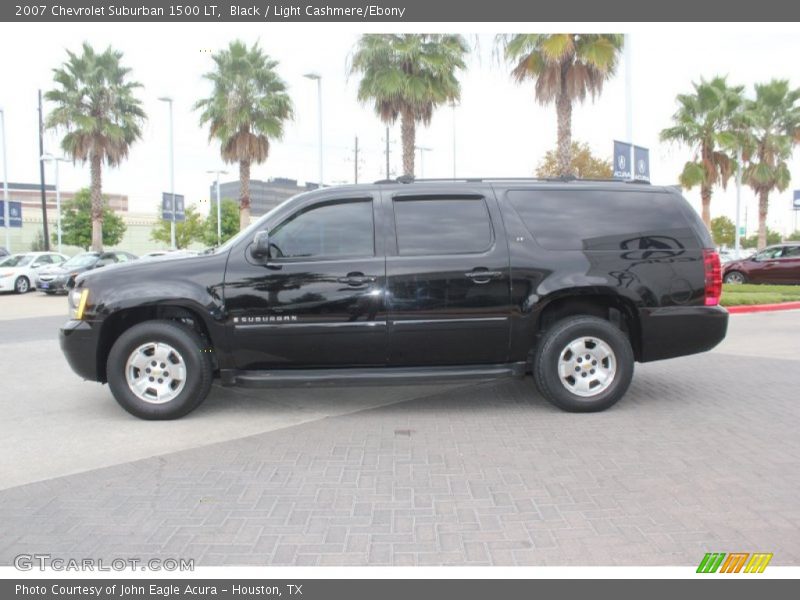 Black / Light Cashmere/Ebony 2007 Chevrolet Suburban 1500 LT