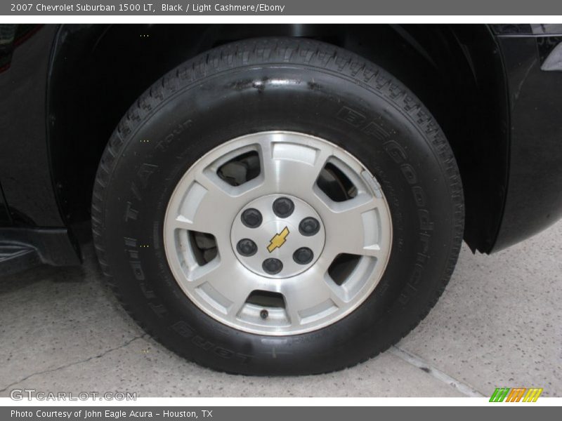 Black / Light Cashmere/Ebony 2007 Chevrolet Suburban 1500 LT