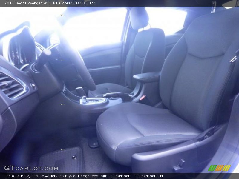 Blue Streak Pearl / Black 2013 Dodge Avenger SXT