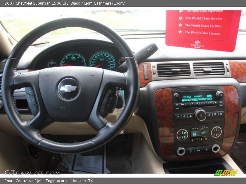 Black / Light Cashmere/Ebony 2007 Chevrolet Suburban 1500 LT