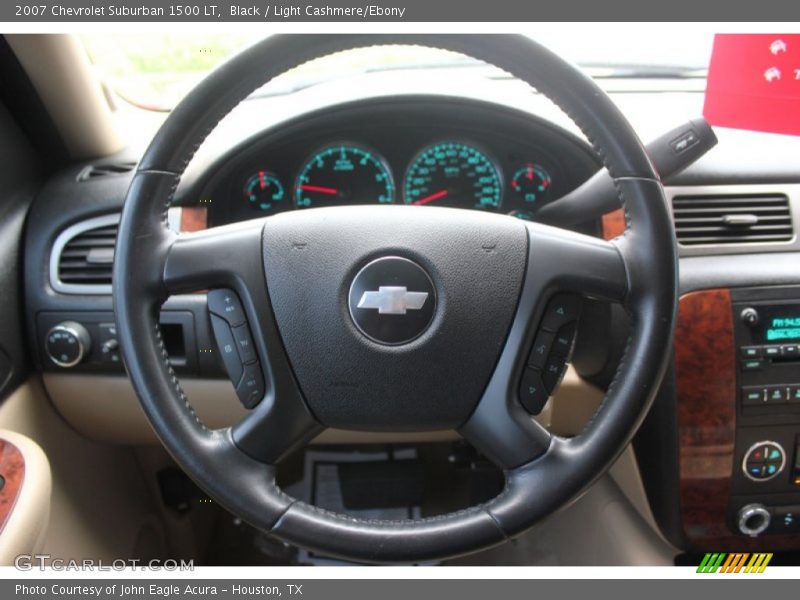 Black / Light Cashmere/Ebony 2007 Chevrolet Suburban 1500 LT