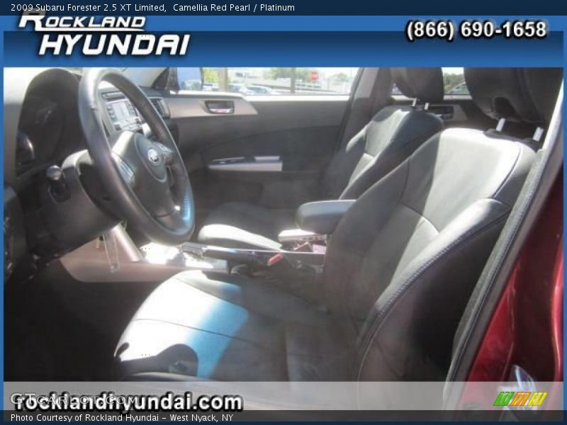Camellia Red Pearl / Platinum 2009 Subaru Forester 2.5 XT Limited