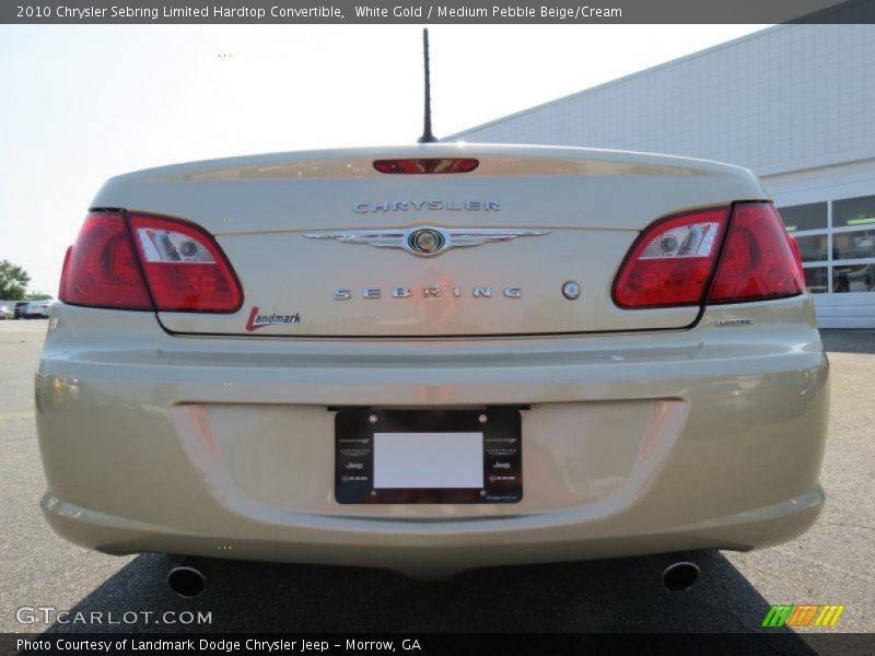 White Gold / Medium Pebble Beige/Cream 2010 Chrysler Sebring Limited Hardtop Convertible