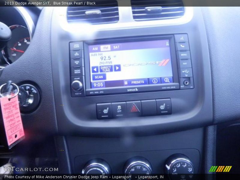 Blue Streak Pearl / Black 2013 Dodge Avenger SXT