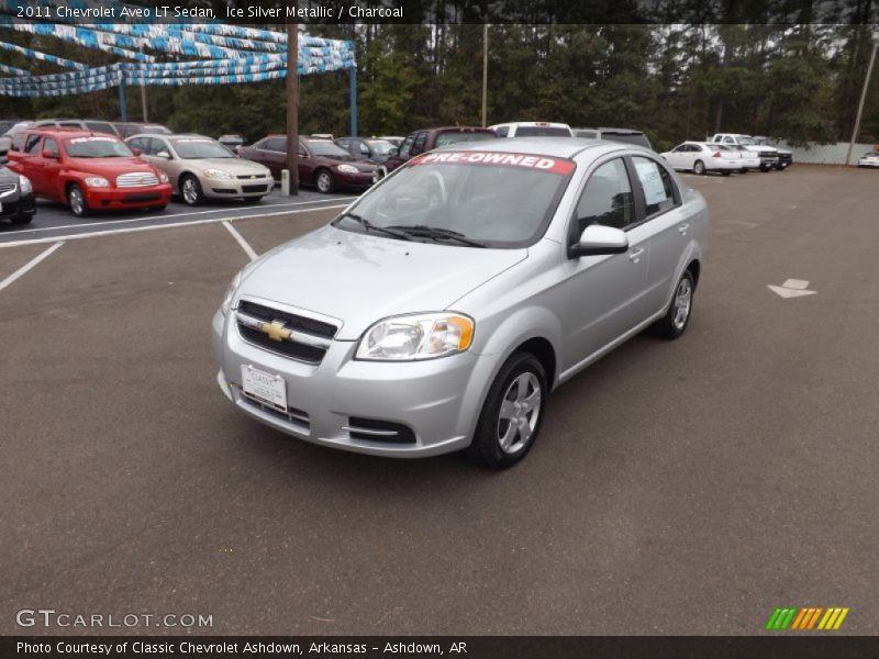 Ice Silver Metallic / Charcoal 2011 Chevrolet Aveo LT Sedan