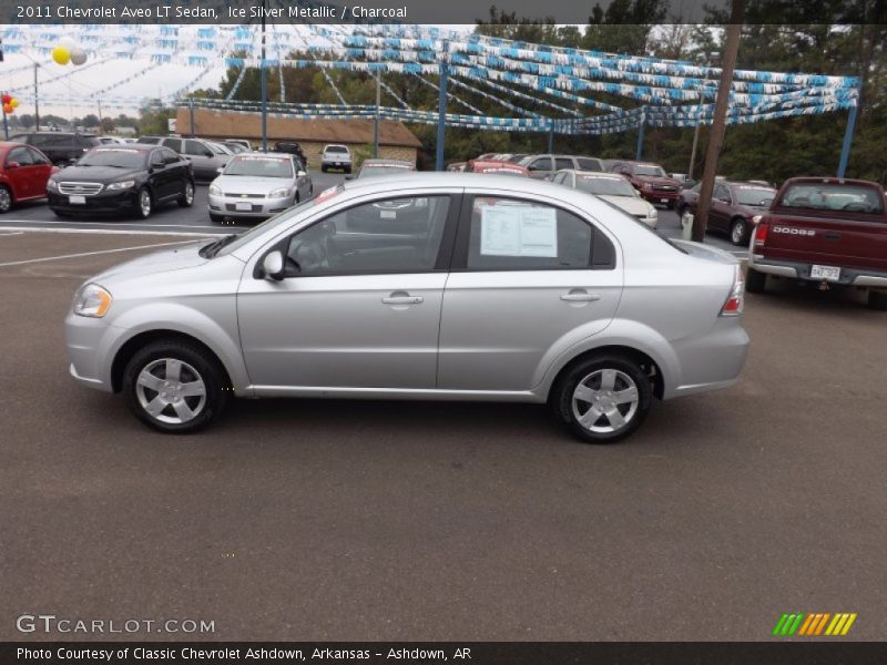 Ice Silver Metallic / Charcoal 2011 Chevrolet Aveo LT Sedan