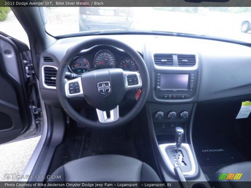 Billet Silver Metallic / Black 2013 Dodge Avenger SXT
