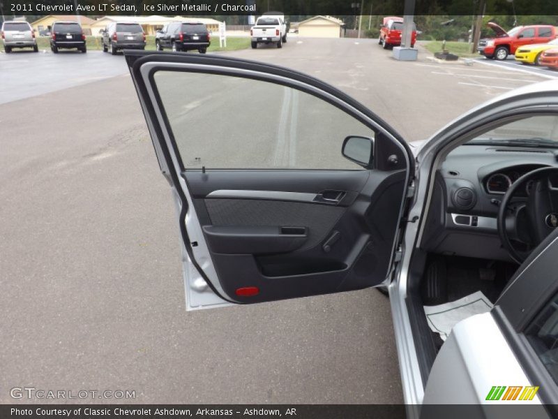 Ice Silver Metallic / Charcoal 2011 Chevrolet Aveo LT Sedan