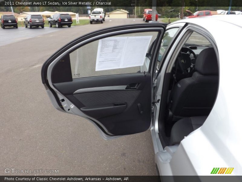 Ice Silver Metallic / Charcoal 2011 Chevrolet Aveo LT Sedan