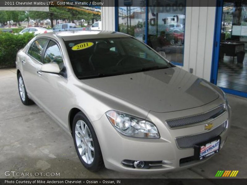 Gold Mist Metallic / Ebony 2011 Chevrolet Malibu LTZ