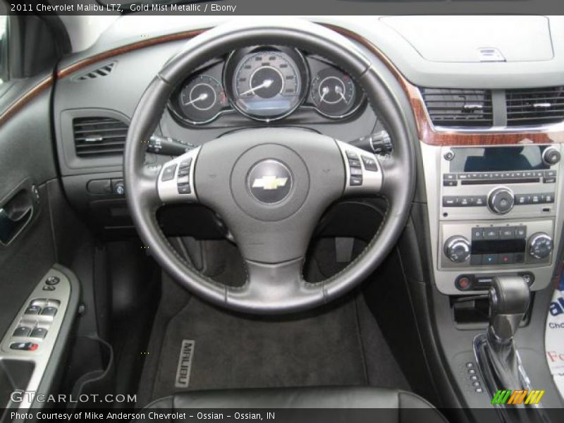 Gold Mist Metallic / Ebony 2011 Chevrolet Malibu LTZ