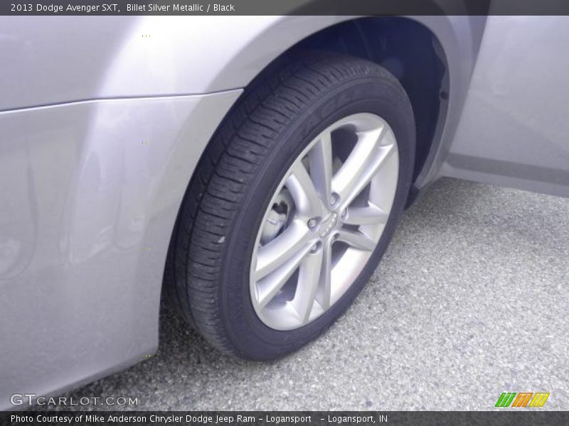 Billet Silver Metallic / Black 2013 Dodge Avenger SXT