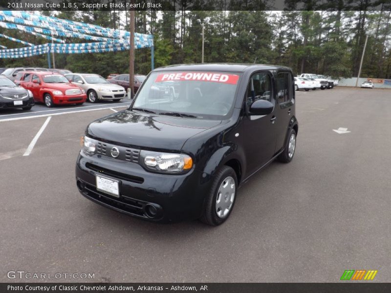 Sapphire Black Pearl / Black 2011 Nissan Cube 1.8 S