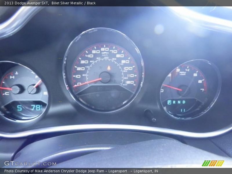 Billet Silver Metallic / Black 2013 Dodge Avenger SXT