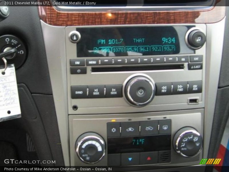 Gold Mist Metallic / Ebony 2011 Chevrolet Malibu LTZ