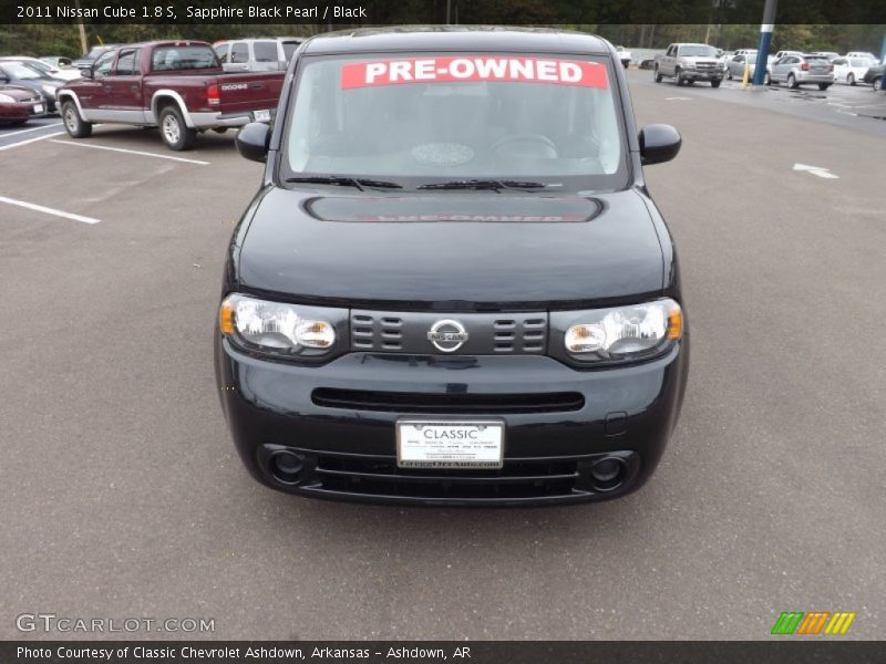 Sapphire Black Pearl / Black 2011 Nissan Cube 1.8 S