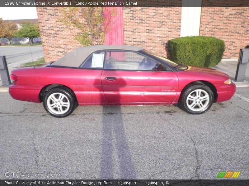  1998 Sebring JX Convertible Candy Apple Red Metallic